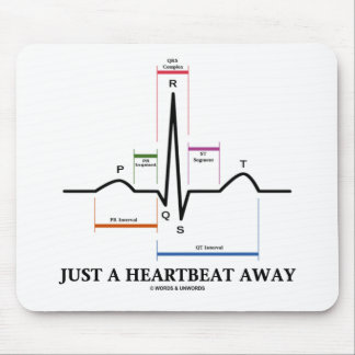 Alfombrilla De Ratón Sólo un latido cardíaco (electrocardiograma/electr