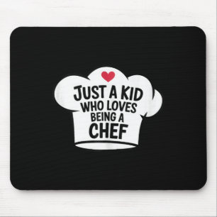 Alfombrilla De Ratón Solo Un Niño Que Ama Ser Chef Guay Cocinar Mucho M