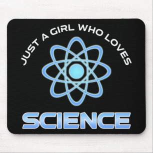 Alfombrilla De Ratón Solo una chica que ama la ciencia