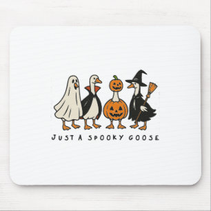 Alfombrilla De Ratón Sólo una fantasmagórica Halloween Goose Graciosa H