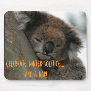 Alfombrilla De Ratón Solsticio de invierno Koala