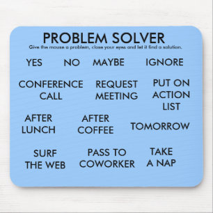 ALFOMBRILLA DE RATÓN SOLUCIONADOR DE PROBLEMAS
