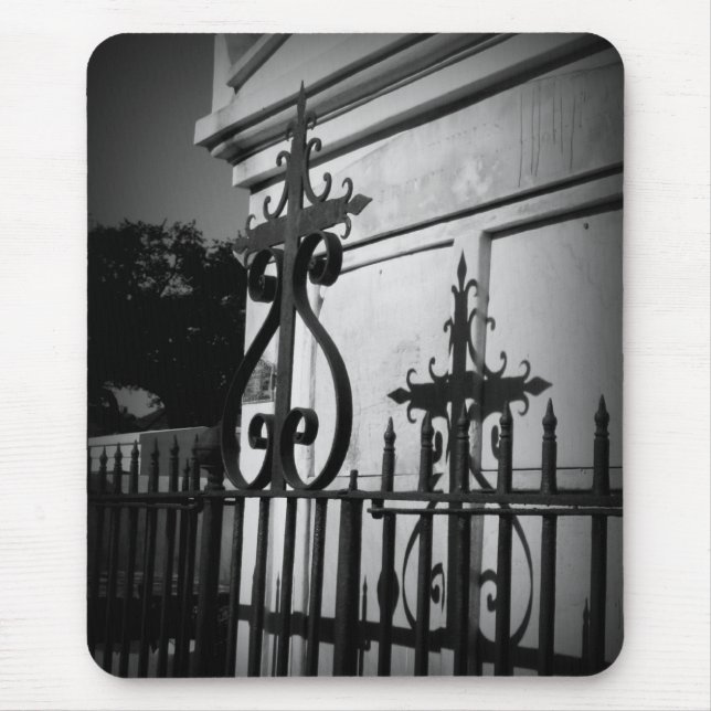 Alfombrilla De Ratón Sombra de la cruz 1 (Frente)