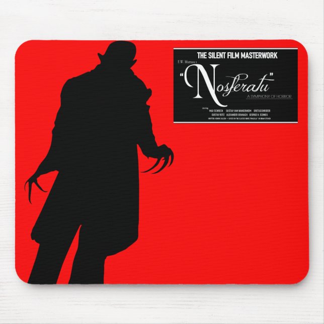 Alfombrilla De Ratón Sombra de Nosferatu Art Mousepad (Frente)
