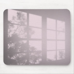 Alfombrilla De Ratón Sombra de ventana en rosa