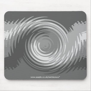 Alfombrilla De Ratón Sombras de la ondulación gris Mousemat