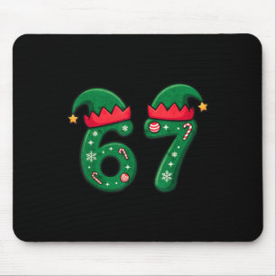 Alfombrilla De Ratón Sombrero de duende de Navidad viral 67 6 7 Tendenc