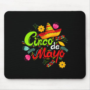 Alfombrilla De Ratón Sombrero de fiesta del festival mexicano Cinco De