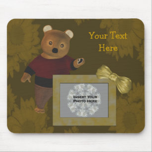 Alfombrilla De Ratón Sombrillas De Oso Cuto Foto Mousepad