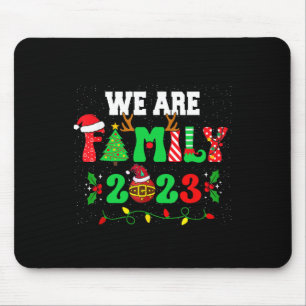 Alfombrilla De Ratón Somos Navidades de familia Pajamas Divertido en Na