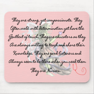 Alfombrilla De Ratón Son enfermeras. Mousepad
