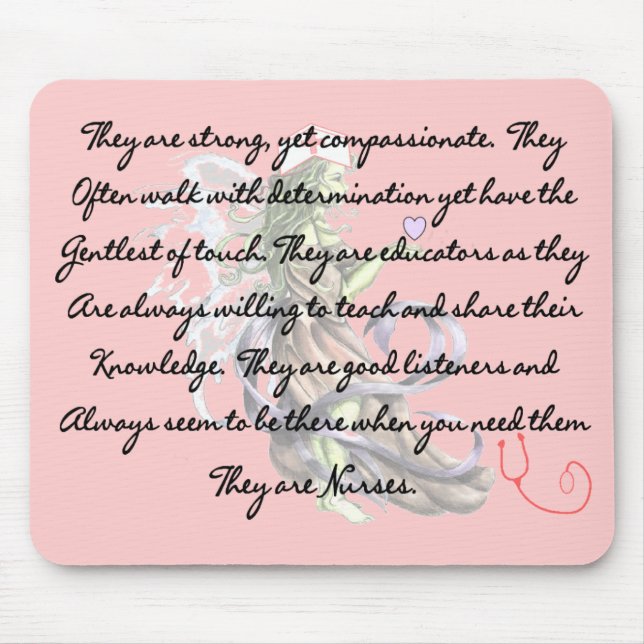 Alfombrilla De Ratón Son enfermeras.  Mousepad (Frente)