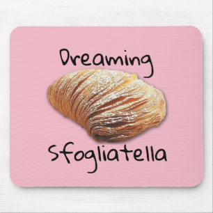 Alfombrilla De Ratón Soñando el sfogliatella - Mousepad