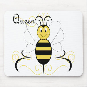 Alfombrilla De Ratón Sonriente Bumble Bee Queen Bee Mousepad