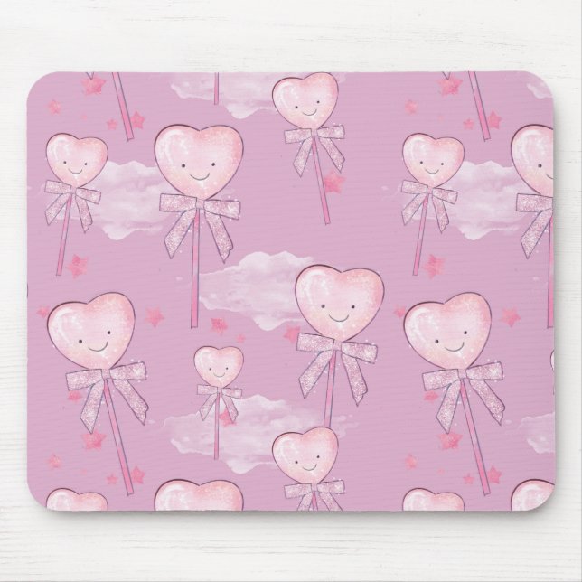 Alfombrilla De Ratón Sonriente corazón (Frente)