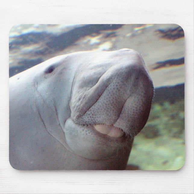 Alfombrilla De Ratón Sonrisa de Dugong (Frente)