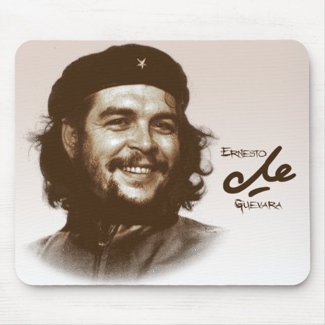 Alfombrilla De Ratón Sonrisa de Ernesto Che Guevara (Frente)