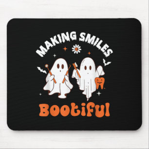Alfombrilla De Ratón Sonrisas Bootious Funny Ghost Dentist Halloween De