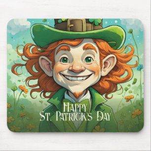 Alfombrilla De Ratón Sonrisas de suerte en el Día de San Patricio