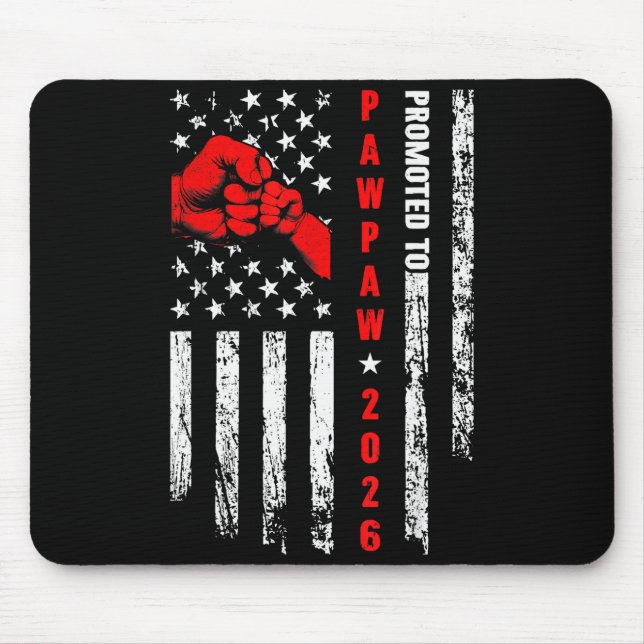 Alfombrilla De Ratón Soon To Be Pawpaw Est.2026 Father's Day First Time (Frente)