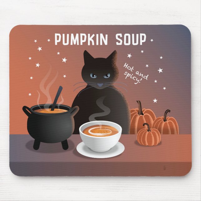 Alfombrilla De Ratón Sopa de Calabaza (Frente)