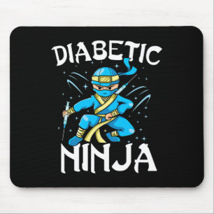 Alfombrilla De Ratón Soporte para Diabetes Ninja Tipo 1 Diabetes Diabét