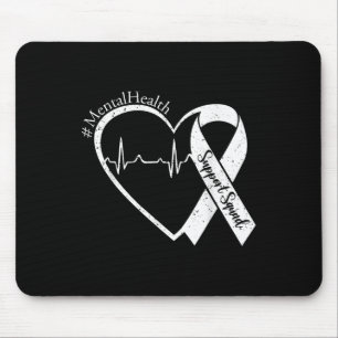 Alfombrilla De Ratón Soporte Squad Mental Health Awareness Lime Green R