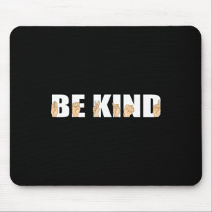 Alfombrilla De Ratón Sordomudo lenguaje de Rótulo