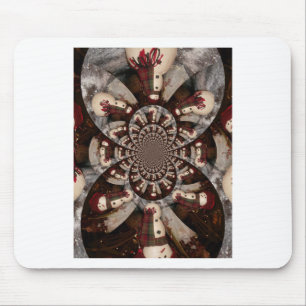 Alfombrilla De Ratón Sorprendente hombre de nieve