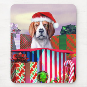 Alfombrilla De Ratón Sorpresa de los Navidades Beagle
