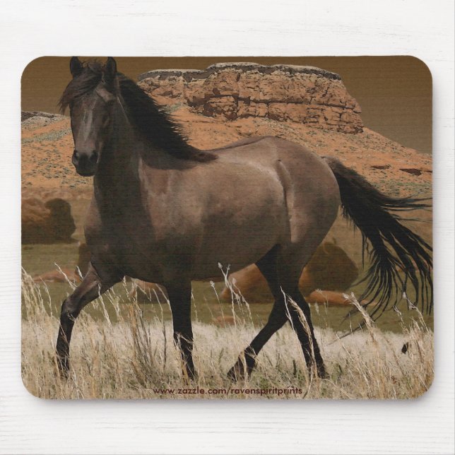 Alfombrilla De Ratón SORRAIA CABALLOS ESPAÑOLES Mousepad (Frente)