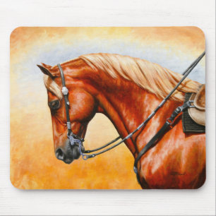 Alfombrilla De Ratón Sorrel Flaxen Chestnut Quarter Horse