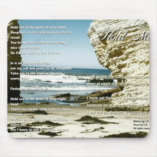 Alfombrilla De Ratón Sosténme Mousepad (Frente)