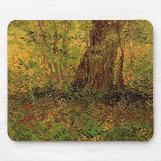 Alfombrilla De Ratón Sotobosque de Vincent van Gogh (Frente)