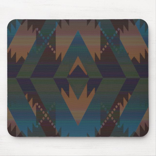 Alfombrilla De Ratón Southwest Design Aztec Print Mousepad (Frente)