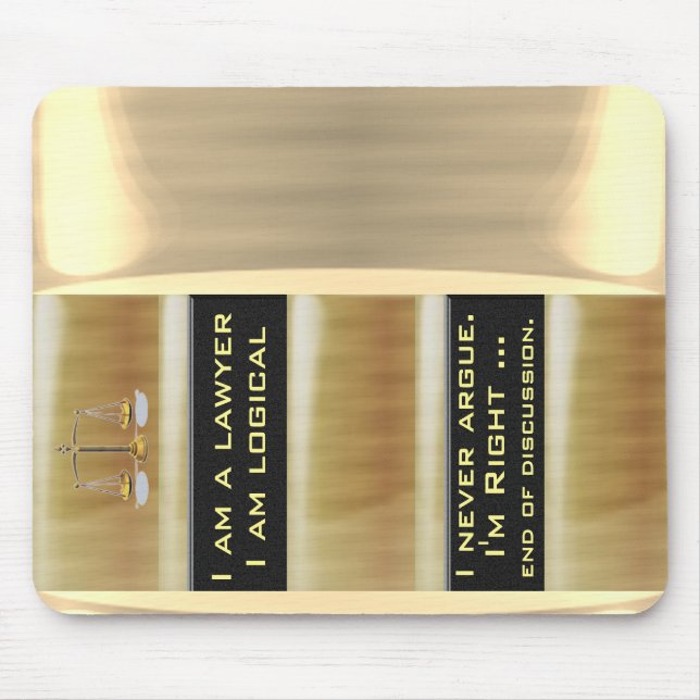 Alfombrilla De Ratón Soy abogado (Frente)