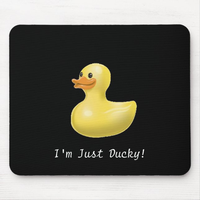 Alfombrilla De Ratón ¡Soy apenas Ducky! - Mousepad (Frente)