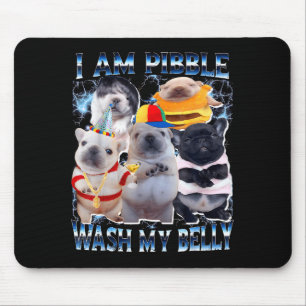 Alfombrilla De Ratón Soy Bble Lavar Mi Barriga Bble Meme Perro Divertid
