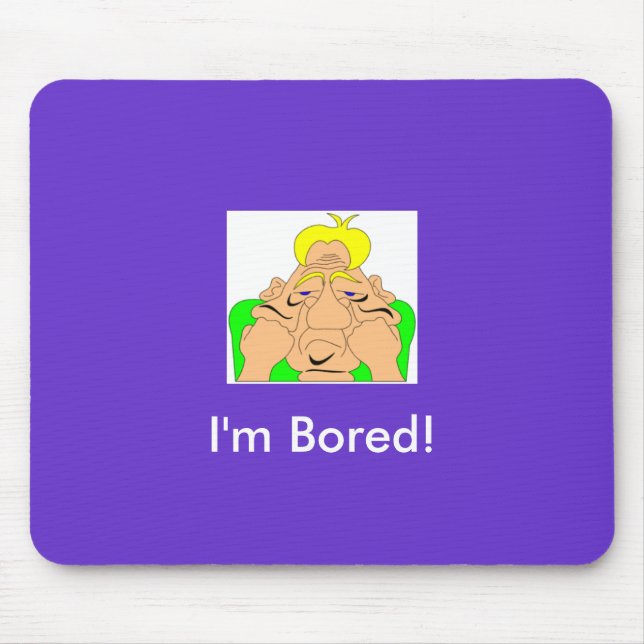 Alfombrilla De Ratón Soy Bored Mousepad (Frente)