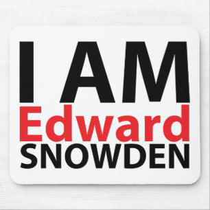 Alfombrilla De Ratón Soy Edward Snowden Mousepad