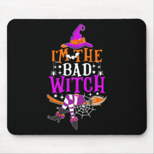Alfombrilla De Ratón Soy el disfraz de mala bruja de Halloween