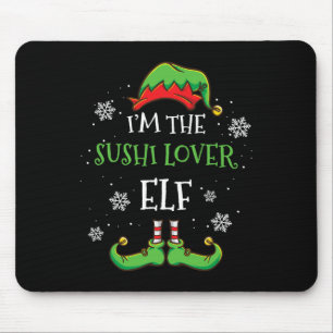 Alfombrilla De Ratón Soy El Elfo Amante Del Sushi Navidad