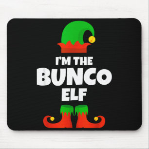 Alfombrilla De Ratón Soy El Elfo Bunco Pijama Familiar Navidad Divertid