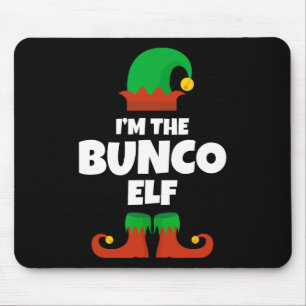 Alfombrilla De Ratón Soy el elfo Bunco pijama familiar Navidad divertid