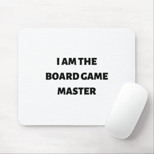 Alfombrilla De Ratón Soy el maestro del juego de mesa