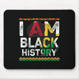 Alfombrilla De Ratón Soy el Mes de la Historia Negra Diseño Orgullo Afr