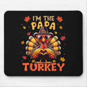 Alfombrilla De Ratón Soy El Papa Turquía coincidiendo con el Thanksgiv