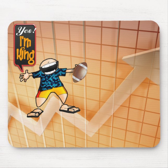 Alfombrilla De Ratón Soy el Rey Mousepad (Frente)