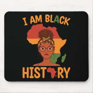 Alfombrilla De Ratón Soy historia negra, Día de la Madre, Infierno del