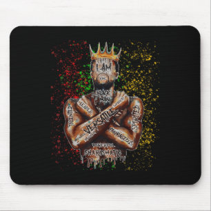 Alfombrilla De Ratón Soy hombre negro y soy el rey Historia negra afric